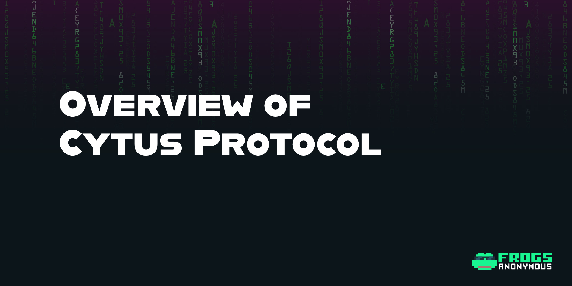 Cytus Protocol